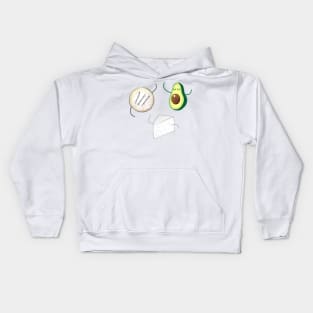 Venezuelan Arepas with Avocado and Cheese Kids Hoodie